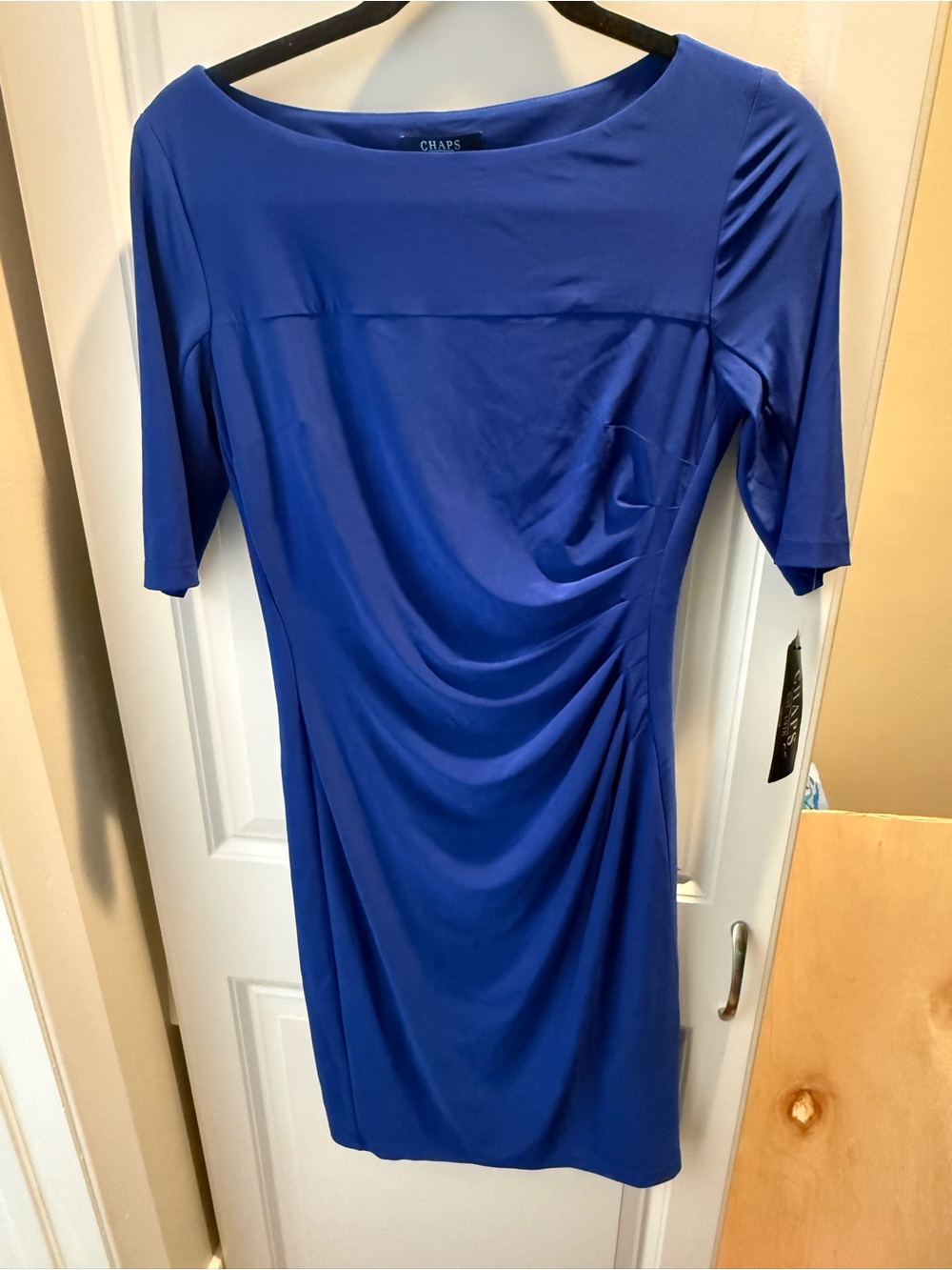 NWT Chaps Women's Baja blue  Dress